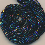 Stiftperlen blau rainbow AB, Inhalt 13 g, Größe 2,2 x 1,8 mm, böhmisch Strang*