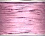 Baumwollband rosa, 75 m gewachst 1 mm, Schnur Kordel, Inhalt 1 Rolle