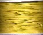 Baumwollband gold, 75 m gewachst 1 mm, Schnur Kordel, Inhalt 1 Rolle