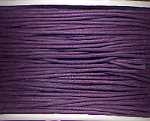 Baumwollband violett, 75 m gewachst 1 mm, Schnur Kordel, Inhalt 1 Rolle