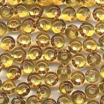 Drops Tropfenform gold Silbereinzug, Gr&ouml;&szlig;e 6,6 x 6,4 mm, Inhalt 20 g