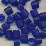 Glasperlen marine-blau, Inhalt 30 St&uuml;ck, Gr&ouml;&szlig;e 6 mm