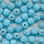 Glasperlen bleu, Inhalt 30 Stück, Größe 4 mm