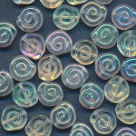 Glasperlen kristall-rainbow Inhalt 20 St&uuml;ck, Gr&ouml;&szlig;e 8 x 4 mm