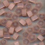 Stiftperlen rosa satin, Inhalt 50 Stück, Größe 7,0 x 4,0 mm