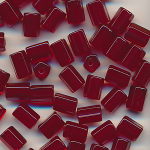 Stiftperlen rubinrot, Inhalt 50 St&uuml;ck, Gr&ouml;&szlig;e 6,0 x 5,0 mm