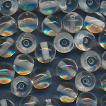 Glasperlen kristall klar, Inhalt 20 St&uuml;ck, Gr&ouml;&szlig;e 5 mm, Kugeln