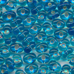 Farfalle aqua-blau Silbereinzug, Inhalt 20 g, Gr&ouml;&szlig;e 6,5 x 3,2 mm, Schmetterlinge