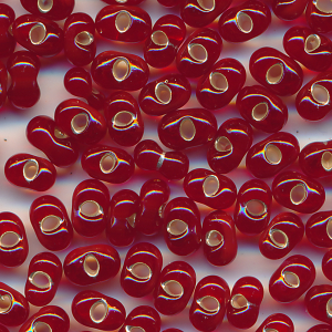 Farfalle purpur-rot Silbereinzug, Inhalt 20 g, 665 Stück, Größe 4 x 2 mm, Schmetterlinge