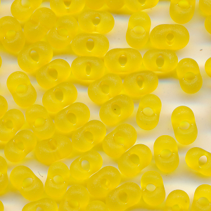 Farfalle, Schmetterlinge gelb matt, Inhalt 50 Stück, Größe 4 x 2 mm