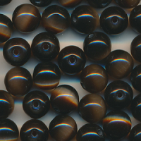 Katzenaugen kakao-braun, Inhalt 12 Stück, cat eye...