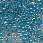 Rocailles kristall inside hellblau rainbow, Inhalt 100 g,...