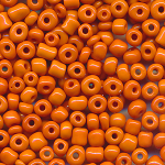 Rocailles orange, Inhalt 100 g, Größe 6/0,...
