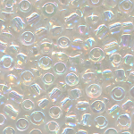 Rocailles kristall rainbow, Inhalt 100 g, Größe 10/0,...