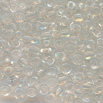 Rocailles transparent kristall, Inhalt 100 g, Größe 8/0,...