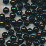 Wachsperlen schwarz, Inhalt 80 St&uuml;ck, Gr&ouml;&szlig;e 6 mm, Glasperlen