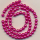 Wachsperlen pink, Inhalt 80 Stück, Größe 6 mm, Glasperlen