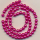 Wachsperlen pink, Inhalt 80 Stück, Größe 6 mm, Glasperlen