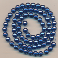 Wachsperlen jeans blau, Inhalt 75 Stück,...