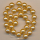 Wachsperlen kupfer-gold, Inhalt 20 Stück, Größe 12 mm, Glasperlen