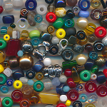 Wundertüte Perlen, Inhalt 200 g, Rester alles auch B-Ware defekte, Glas