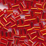 Stiftperlen pfirsich-rot Silbereinzug, Inhalt 20 Gramm, Gr&ouml;&szlig;e 1