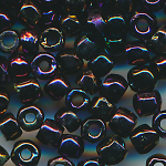 Rocailles lila rainbow AB, 20 Gramm, Größe 10/0 facettiert echte-alte Cut-Perlen