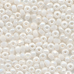 Rocailles weiß lüster, 20 Gramm, Größe 11/0 facettiert echte-alte Cut-Perlen Charlottes
