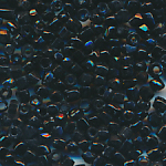 Rocailles schwarz, 20 Gramm, Größe 14/0 facettiert echte-alte Cut-Perlen Charlottes