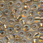 Rocailles kristall bronze metallic rainbow, Inhalt 16 g, Gr&ouml;&szlig;e 5/0, Beads b&ouml;hmisch