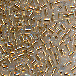 Hexa-Cut-Perlen kristall Bronzeeinzug, Inhalt 20 g, Größe...