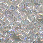 Hexa-Cut-Perlen kristall rainbow, Inhalt 20 g, Größe 10/0