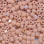 Hexa-Cut-Perlen blass-rosa l&uuml;ster, Inhalt 20 g, Gr&ouml;&szlig;e 11/0