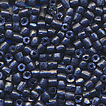 Rocailles schiefer-grau, matt, 20 Gramm, Gr&ouml;&szlig;e 11/0 facettiert echte-alte Cut-Perlen
