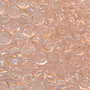 Rocailles rose kristall klar, Inhalt 6 g, Größe 9/0, böhmisch*