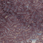 Hexa-Cut-Perlen violett transparent matt, Inhalt 20 g,...