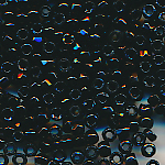 Rocailles schwarz, 20 Gramm, Größe 10/0 facettiert echte-alte Cut-Perlen Charlotte