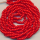 Rocailles feuer-rot, Inhalt 6,5 g, Größe 8/0, böhmisch, Strang