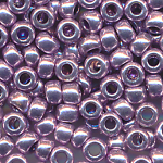 Rocaillesperlen krokus-lila-pastell metallic