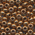 Rocailles bronze-kupfer metallic