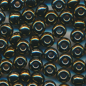 Rocailles bronze iris AB