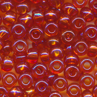 Rocailles blut-orange klar rainbow