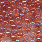 Rocaillesperlen lüster transparent fuchsia-rosa