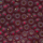 Rocailles matt ruby-rot Silbereinzug