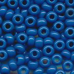 Rocaillesperlen opak poliert tauben-blau