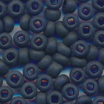 Rocailles matt nacht-blau, Größe 10/0  (2,3 mm), 100 Gramm