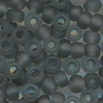 Rocailles matt maus-grau, Gr&ouml;&szlig;e 9/0  (2,6 mm), 100 Gramm