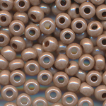 Rocailles kalk lüster achat-grau, Größe 10/0  (2,3 mm), 100 Gramm
