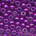 Rocaillesperlen violett metallic, Größe 11/0  (2,1 mm),...