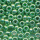Rocailles hell-grün metallic, Größe 8/0  (3,0 mm), 100 Gramm
